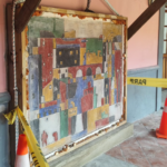 Mural de Pedro Gava se exhibe en la Casa de la Cultura de Maldonado