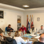 Visita de autoridades al concejo de Punta del Este