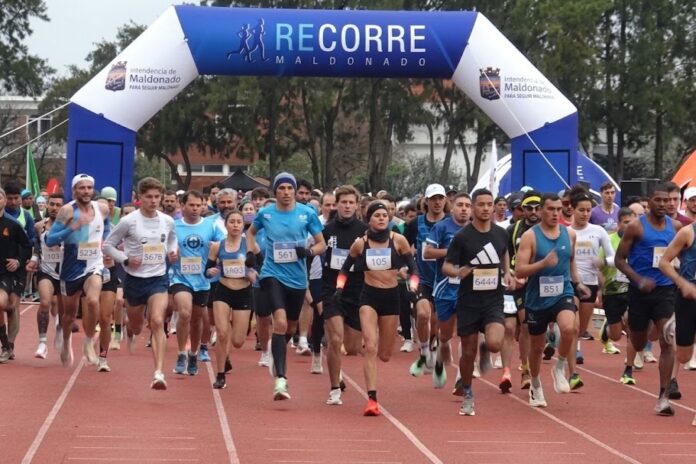 Gran participación en la ReCorre Maldonado en San Carlos